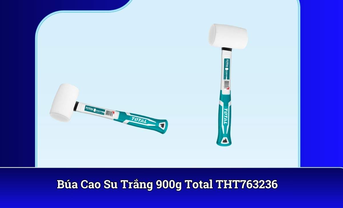 Búa Cao Su Trắng 900g Total THT763236