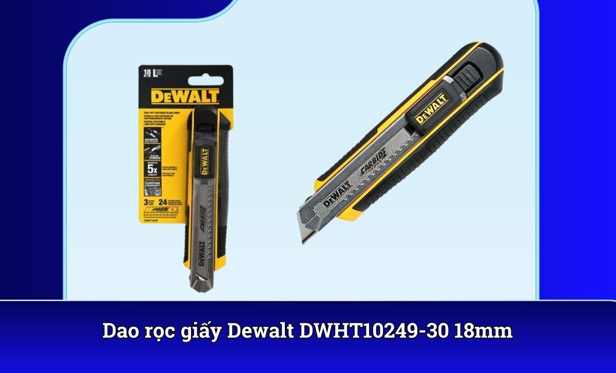 Dao rọc giấy Dewalt DWHT10249-30 18mm