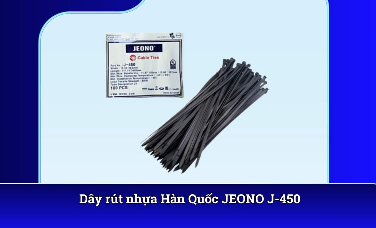 Dây rút nhựa Hàn Quốc JEONO J-450