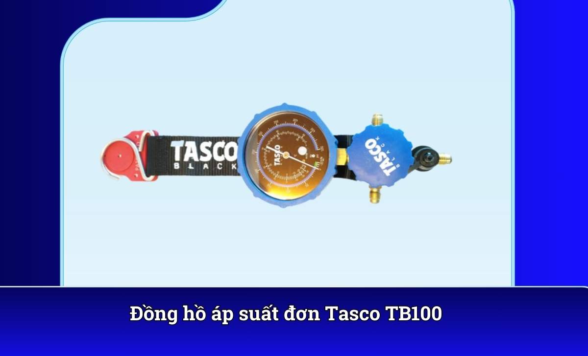 Đồng hồ áp suất đơn Tasco TB100
