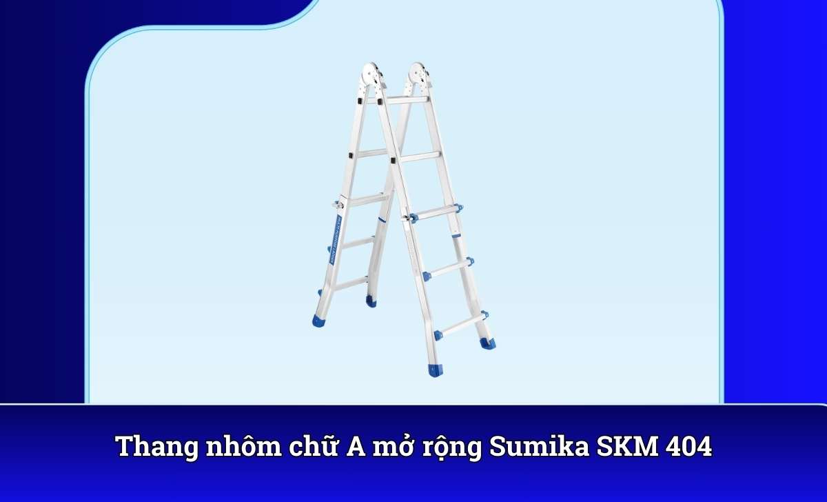 Thang nhôm chữ A mở rộng Sumika SKM 404