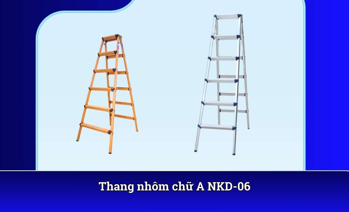 Thang nhôm chữ A NKD-06