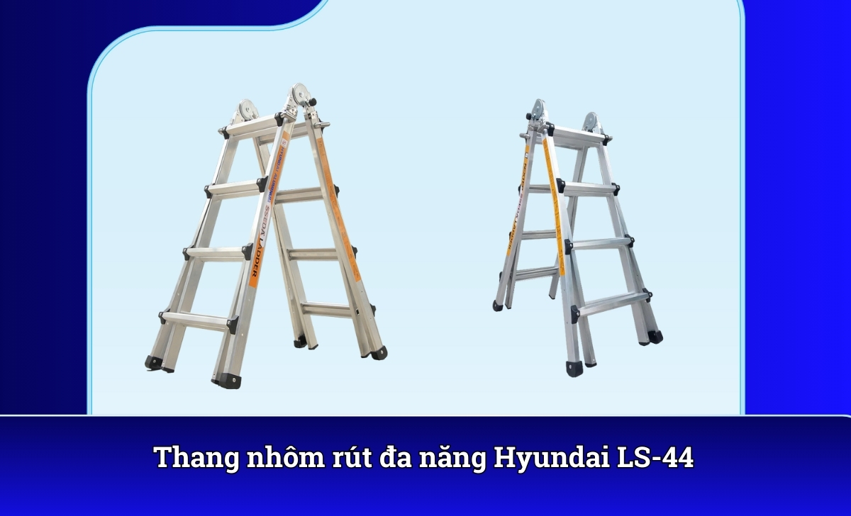 Thang nhôm rút đa năng Hyundai LS-44