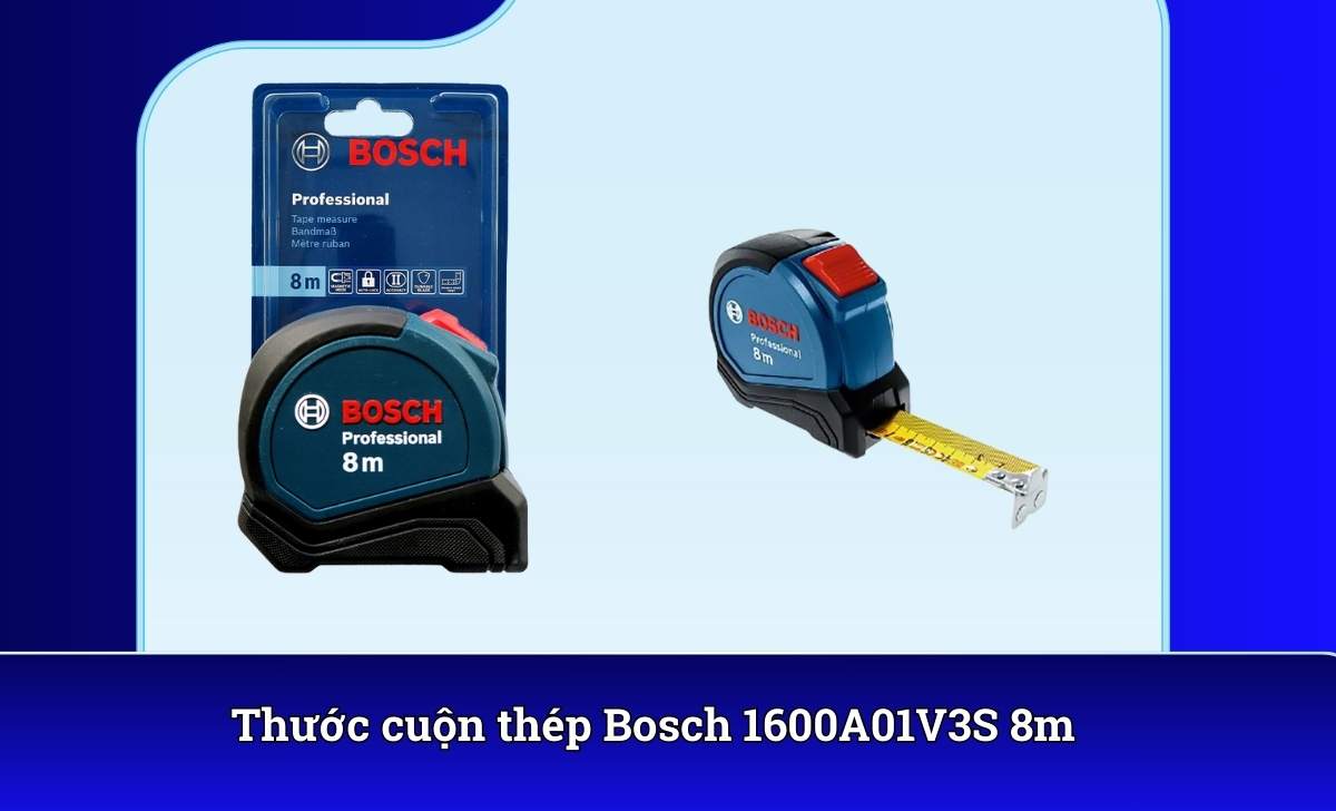 Thước cuộn thép Bosch 1600A01V3S 8m