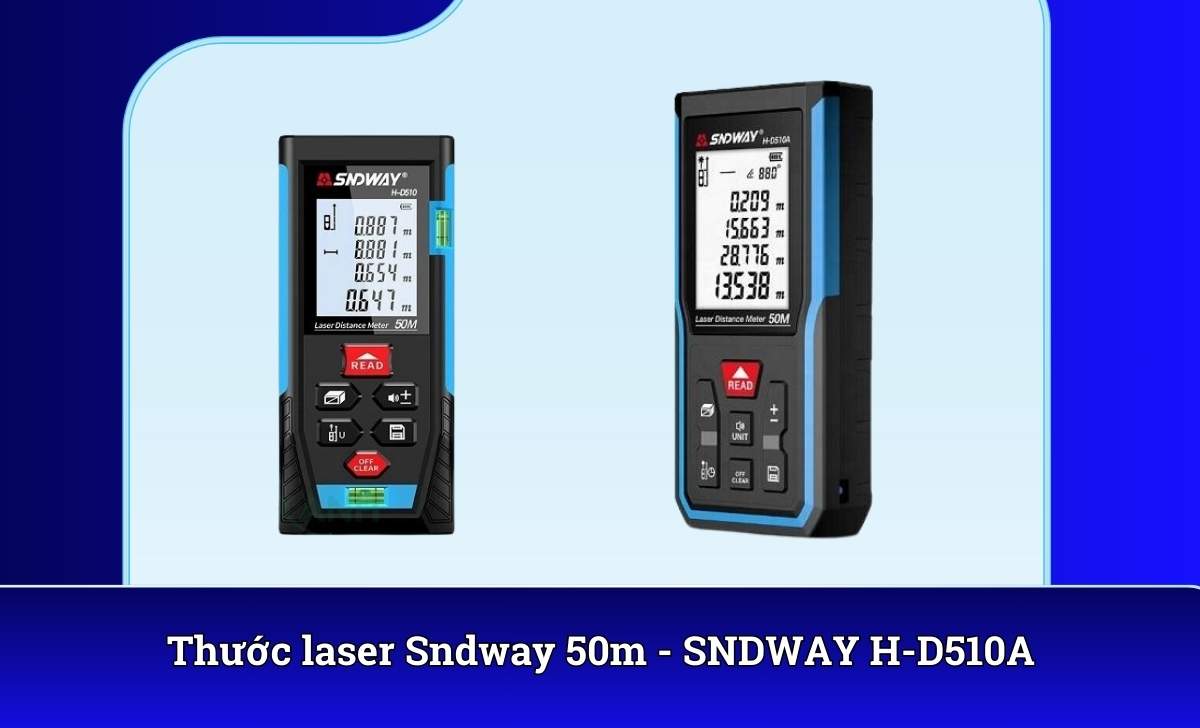 Thước laser Sndway 50m - SNDWAY H-D510A