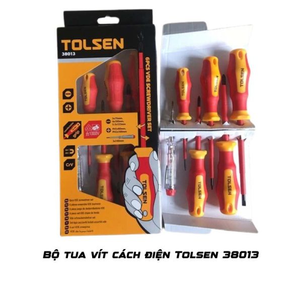 Bộ tua vít cách điện Tolsen 38013