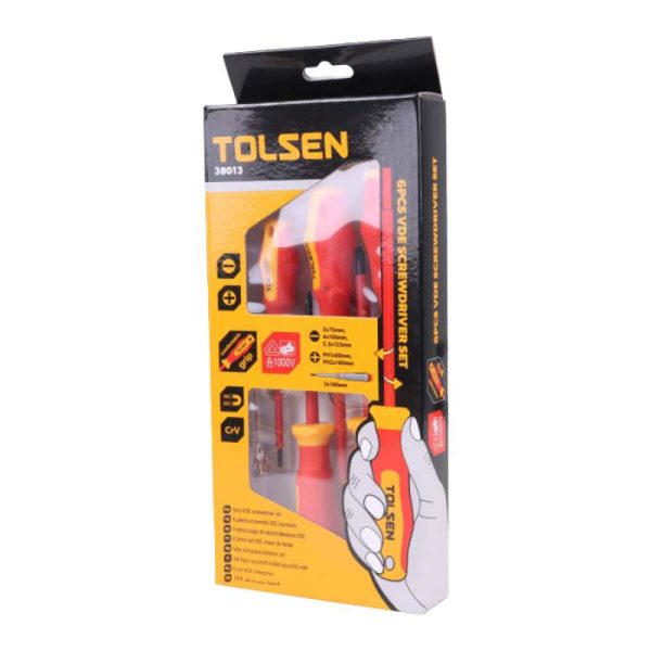 Hướng dẫn sử dụng bộ tua vít cách điện Tolsen 38013