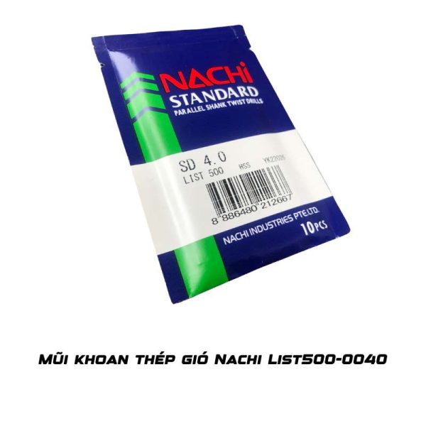 Mũi khoan thép gió Nachi List500-0040