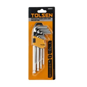 Tính năng, điểm nổi bật của bộ lục giác bi ngắn 9 cái Tolsen 20053