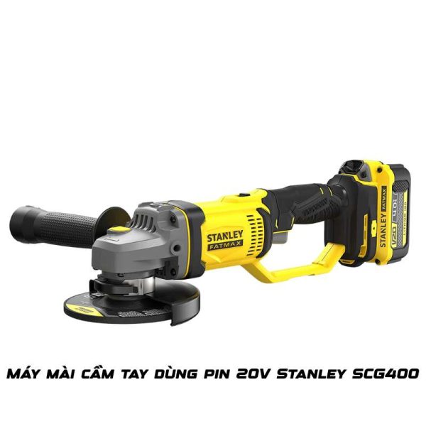 Máy mài cầm tay dùng pin 20V Stanley SCG400