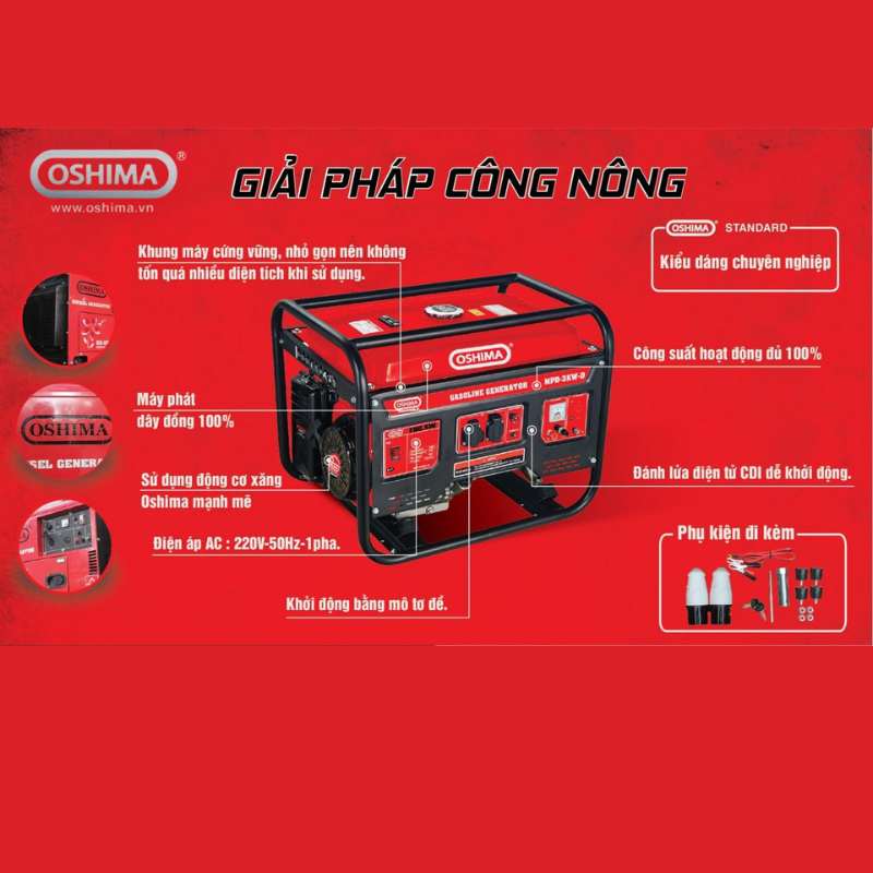 So sánh Oshima MPD-5KW-D với sản phẩm cùng phân khúc