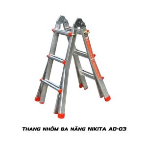 Thang nhôm đa năng gấp trượt NIKITA AD-03