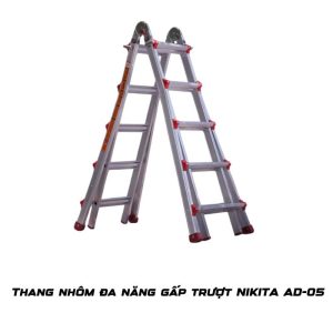Thang nhôm đa năng gấp trượt NIKITA AD-05