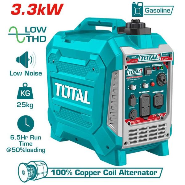 Thiết kế máy phát điện Total TP515006 - Linh hoạt, dễ bảo quản