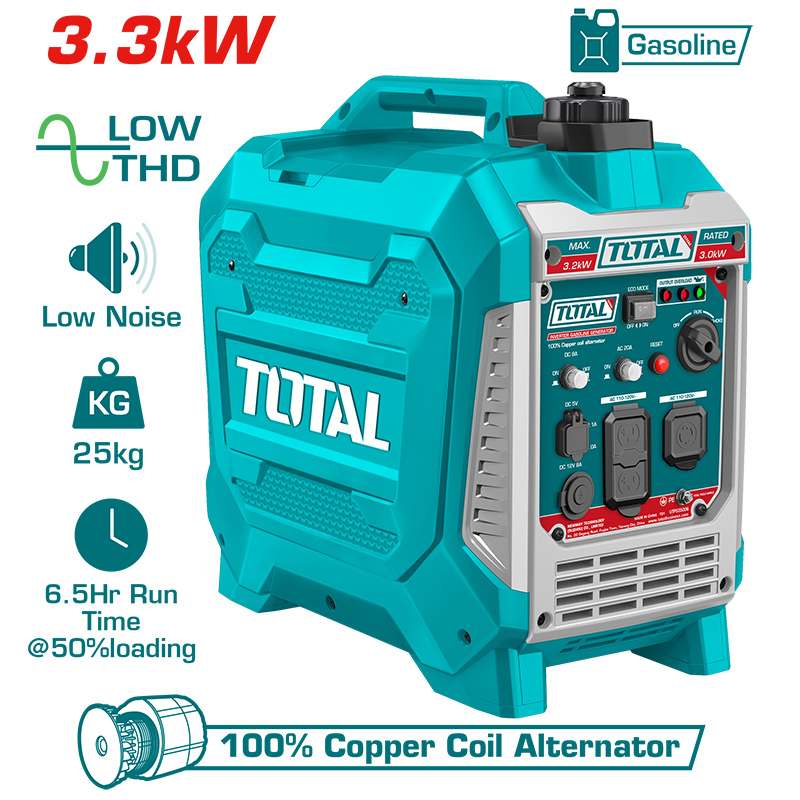 Thiết kế máy phát điện Total TP515006 - Linh hoạt, dễ bảo quản