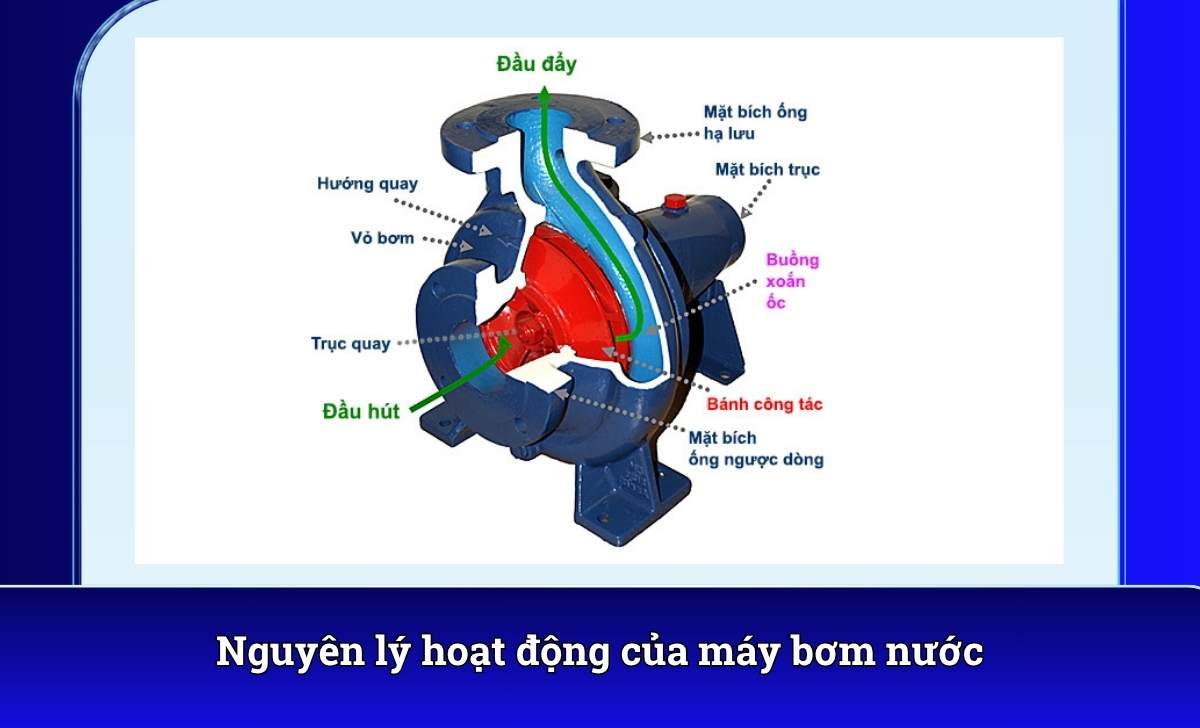 Nguyên lý hoạt động của máy bơm nước