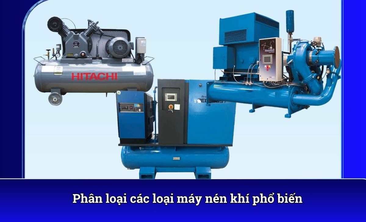 Phân loại các loại máy nén khí phổ biến