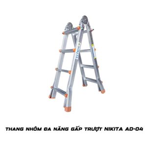 thang nhôm đa năng gấp trượt NIKITA AD-04