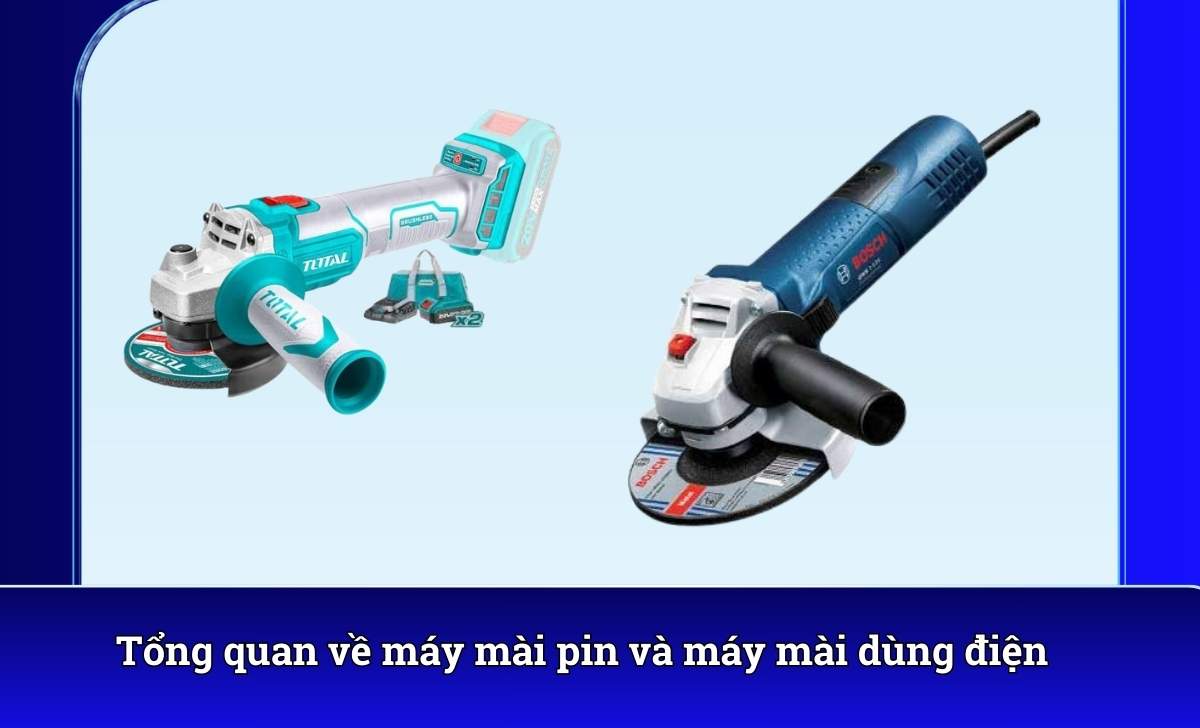 Tổng quan về máy mài pin và máy mài dùng điện