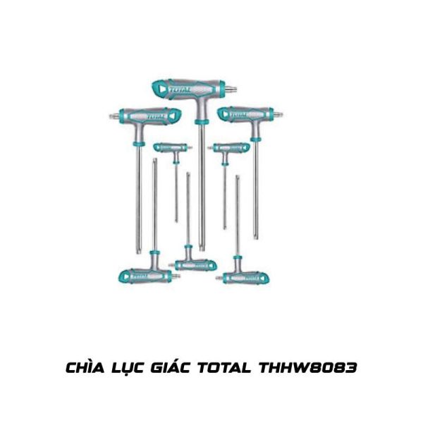 Chìa lục giác TOTAL THHW8083 đầu bi xoay 8 cây hệ mét