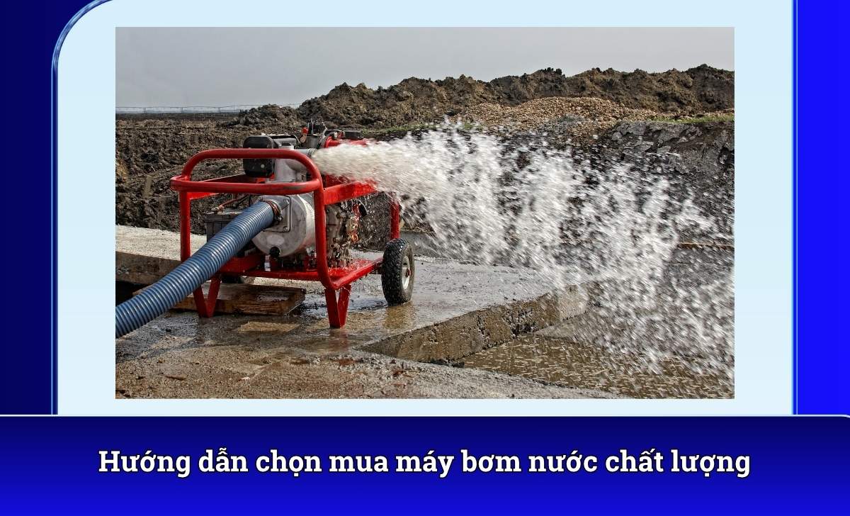 Hướng dẫn chọn mua máy bơm nước chất lượng