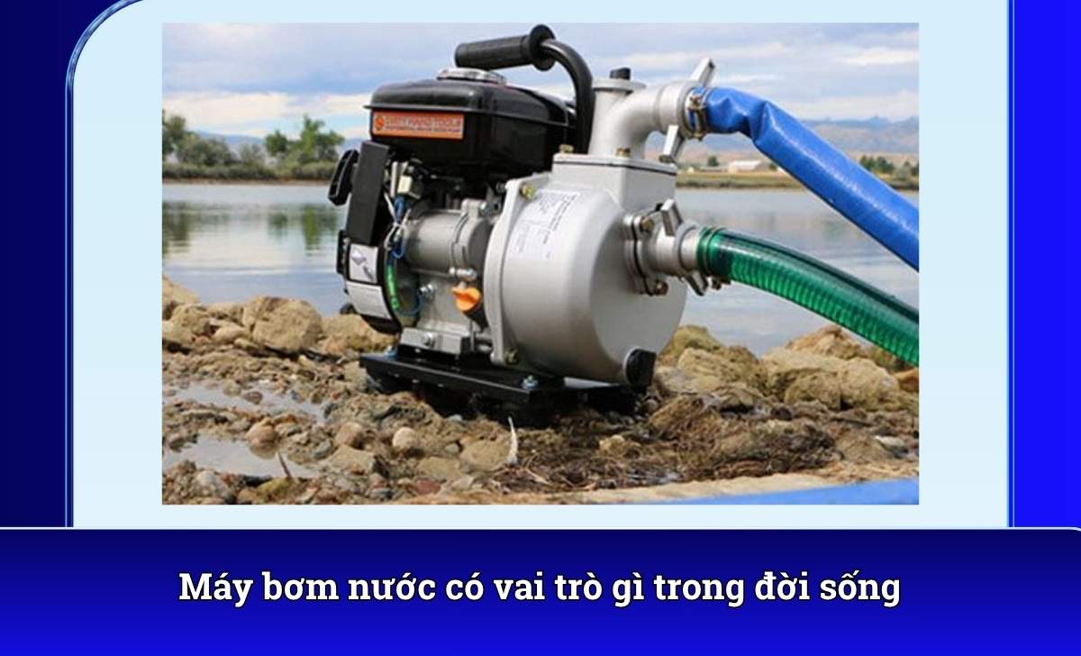 Máy bơm nước có vai trò gì trong đời sống