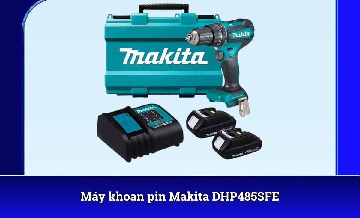 Máy khoan pin Makita DHP485SFE