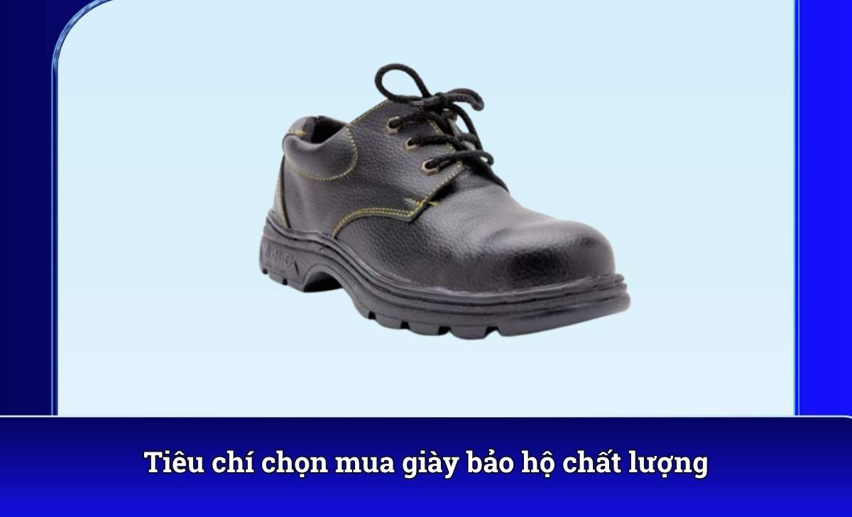 Tiêu chí chọn mua giày bảo hộ chất lượng