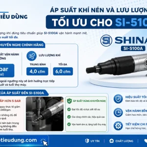 Máy Khoan Shinano SI-5100A: 5.000rpm, Đầu Kẹp 10mm Cho Kim Loại Mềm