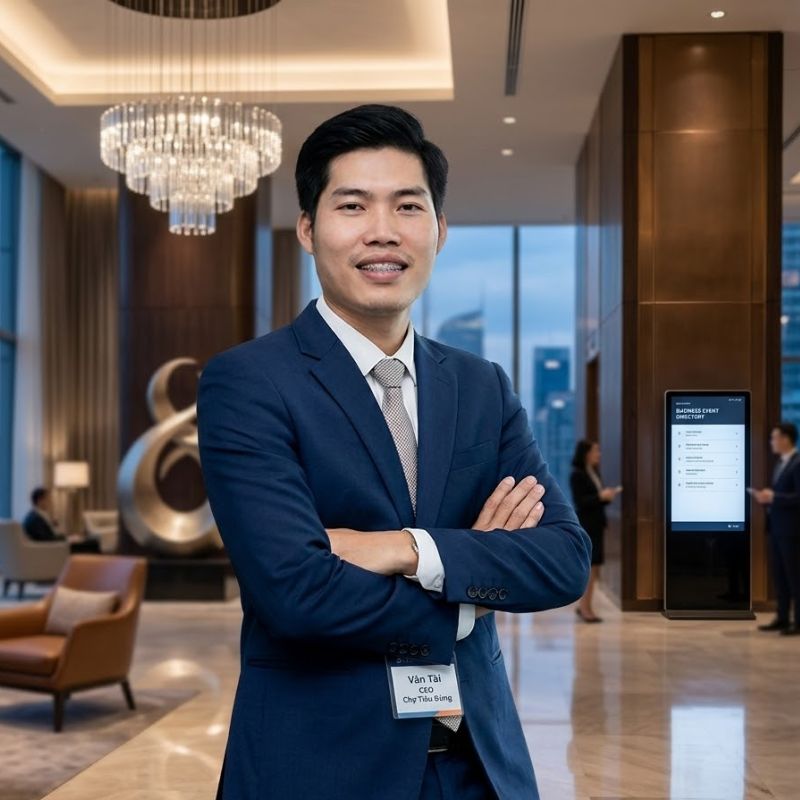 CEO Văn Tài người sáng lập nên thương hiệu Chợ Tiêu Dùng