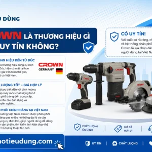 Máy mài Crown CT13322: 600W, 100mm, 11.000 v/p
