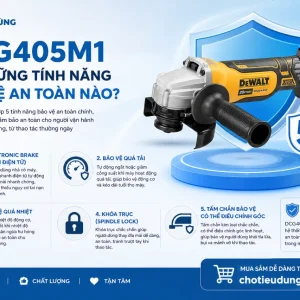 Máy Mài DeWalt DCG405M1: 18V XR, Không Chổi Than