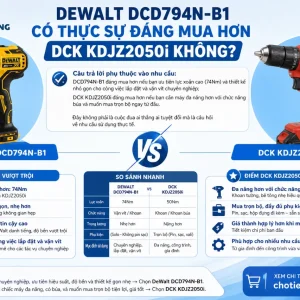 Máy khoan DeWalt DCD794N-B1: 20V Max Atomic 74Nm