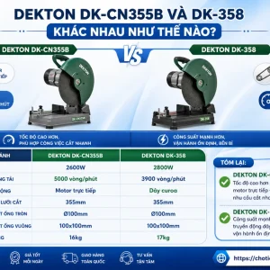 Máy cắt nhôm Dekton DK-CN355B: 2600W, lưỡi 355mm