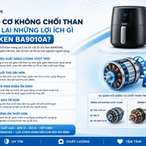 Máy Mài Góc Ken BA9010A: 100mm, Không Chổi Than 12.000 Vòng/Phút
