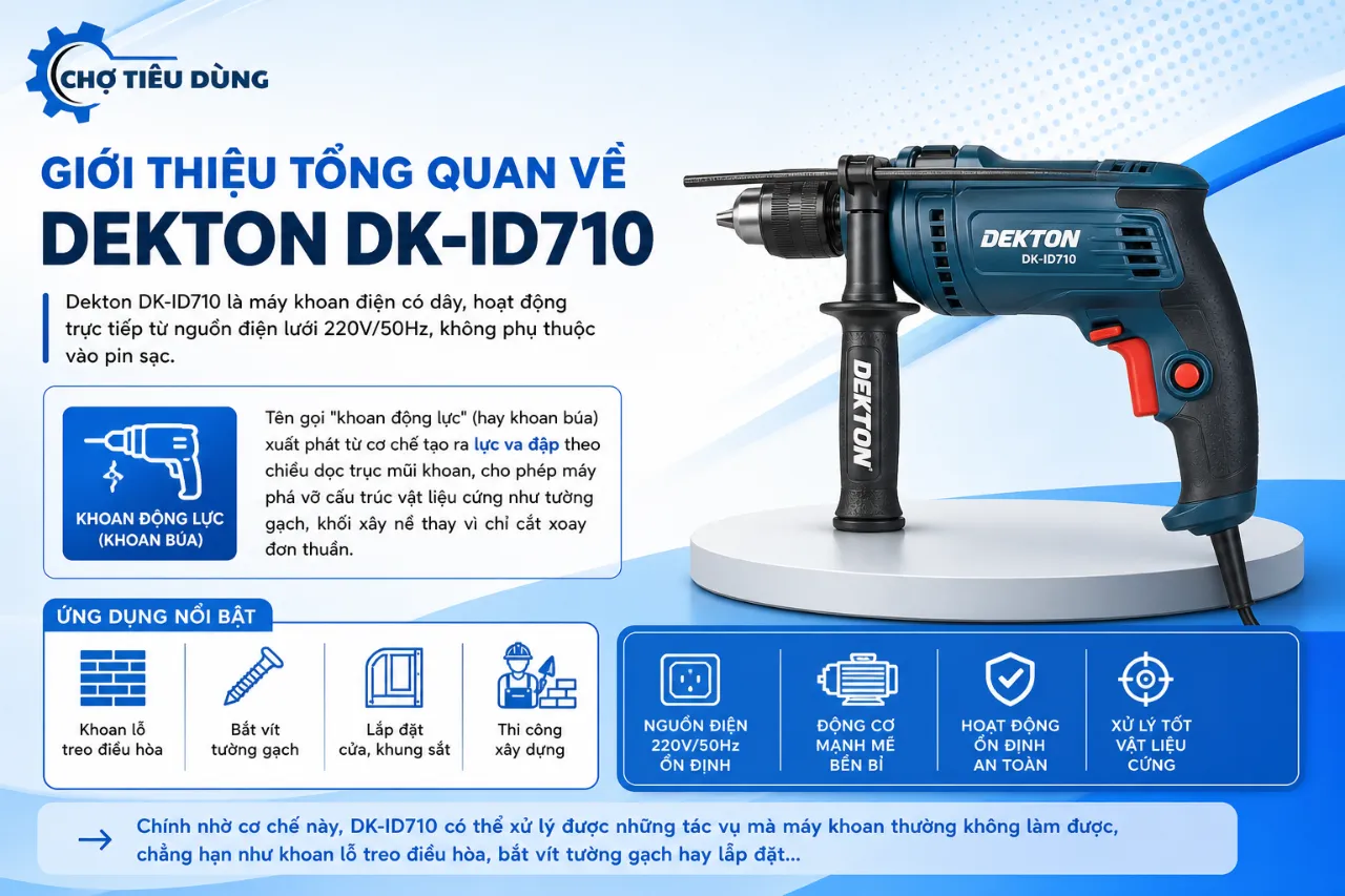 Giới Thiệu Tổng Quan Về Dekton DK-ID710