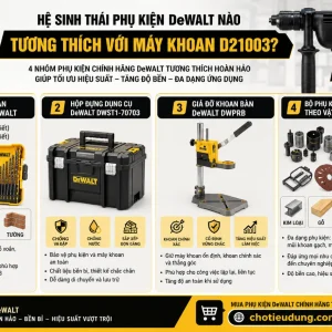 Máy khoan DeWalt D21003: 550W, khoan thép 10mm/gỗ 30mm