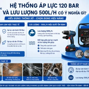 Máy rửa xe Karcher HD 5/12 C: 120 bar, 500L/h