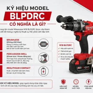 Máy Khoan Động Lực Milwaukee M18 BLPDRC: 60.5Nm, Không Chổi Than