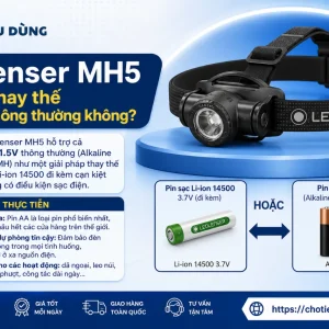 Đèn LED Đội Đầu Ledlenser MH5: 400lm, Chiếu Xa 180m