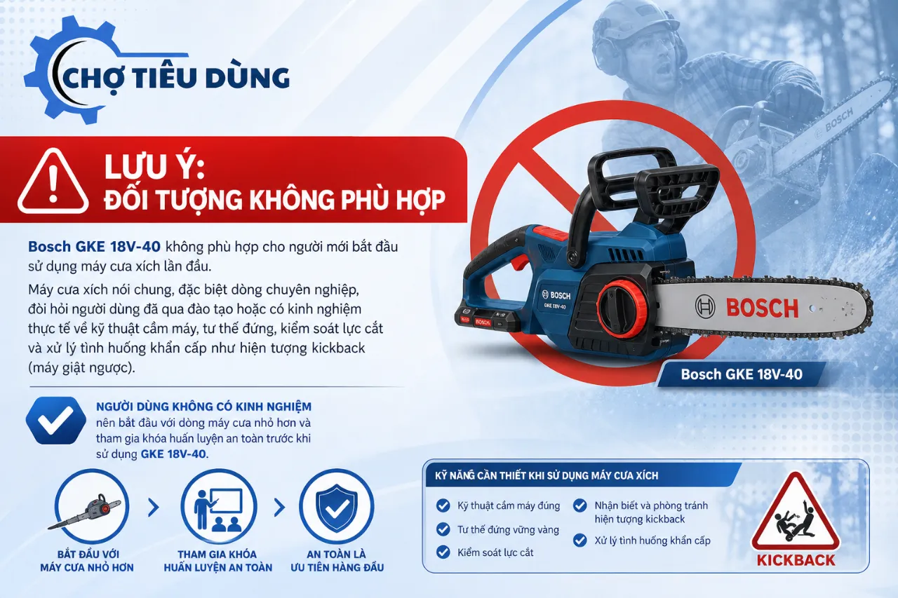 Lưu Ý: Đối Tượng Không Phù Hợp