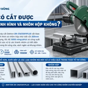 Máy cắt Dekton DK-CN25501PLUS: Công suất 1900W, lưỡi 255mm