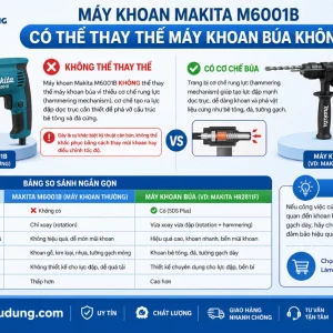 Máy Khoan Makita M6001B: 450W, Đầu Cặp 10mm Điều Tốc