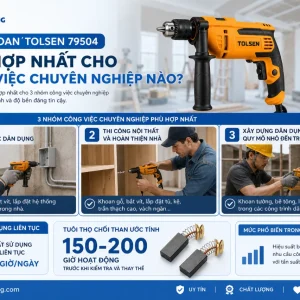 Máy khoan Tolsen 79504: 650W, đầu kẹp 13mm, 48000bpm