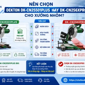 Máy cắt Dekton DK-CN25501PLUS: Công suất 1900W, lưỡi 255mm