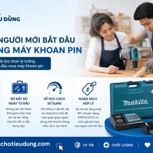 Máy khoan Makita DHP343SYE: 14.4V, lực siết 36Nm