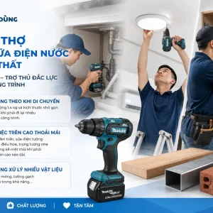 Máy khoan Makita DHP343SYE: 14.4V, lực siết 36Nm