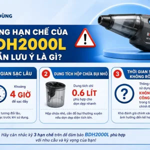 Máy Hút Bụi Black & Decker BDH2000L: 20V, Đầu Hút Xoay Gọn