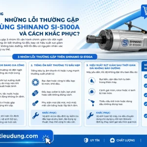 Máy Khoan Shinano SI-5100A: 5.000rpm, Đầu Kẹp 10mm Cho Kim Loại Mềm