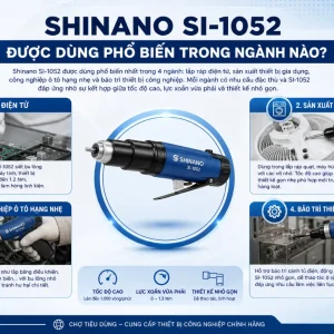 Máy Bắt Vít Shinano SI-1052: 13,000rpm, Nhẹ 0.56kg